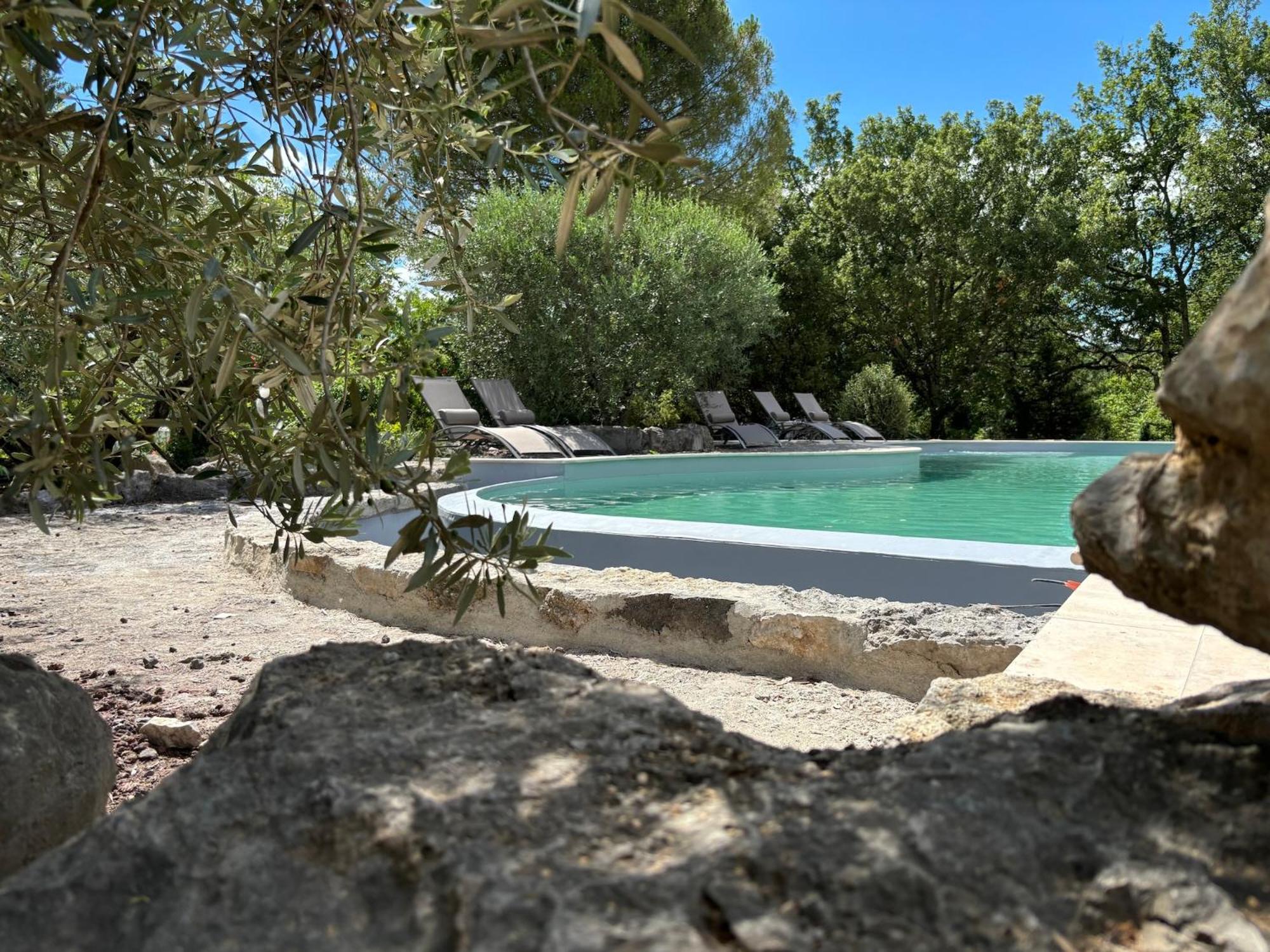 Maison Pour 12P, Piscine A Debordement Chauffee D'Avril A Octobre Inclus Ruoms Extérieur photo